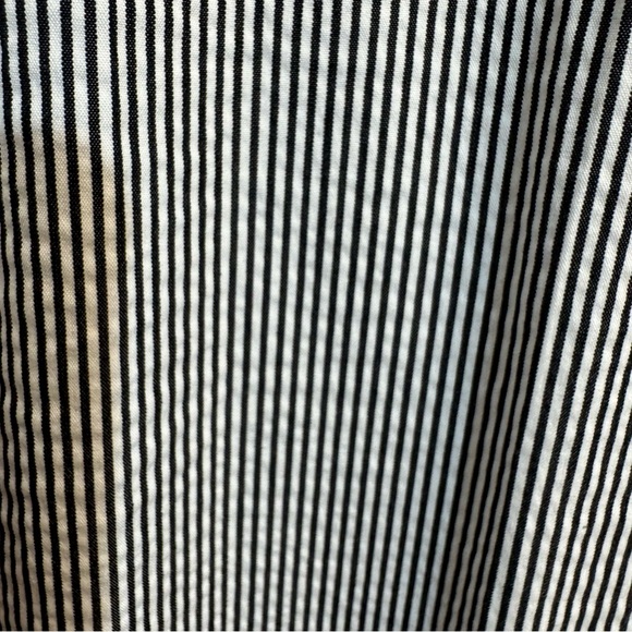 NWT- Anne Klein Black stripe seersucker Pants sz 16 - Picture 8 of 9